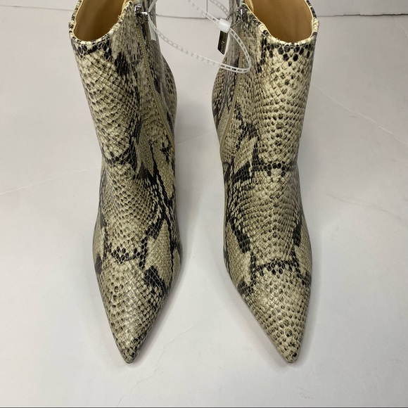 Schutz Bette Snakeskin Embossed Ankle Bootie - Picture 7 of 8